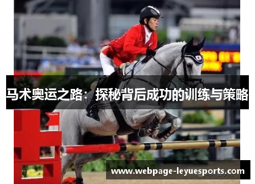 马术奥运之路：探秘背后成功的训练与策略